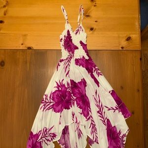 Charleston White Floral Cover-Up